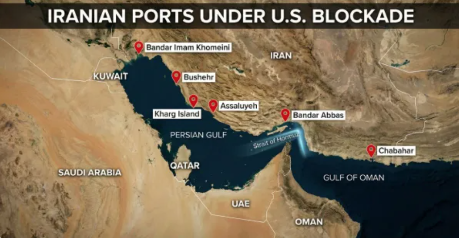Why and How Is the US Blockading Iranian Ports in the Strait of Hormuz?